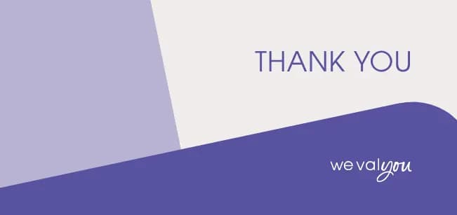 Grußkarte „Thank you“